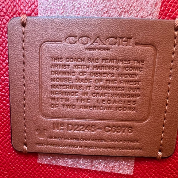 COACH Disney x Keith Haring Mollie Tote - Picture 8 of 8